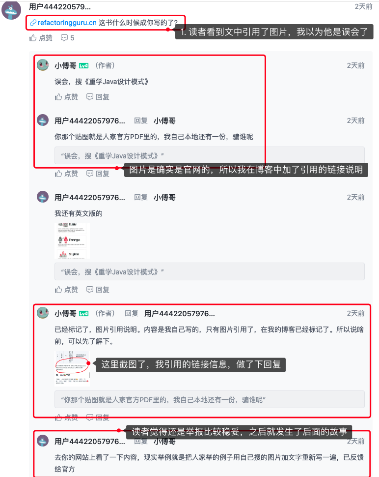 侵权举报，过程截图