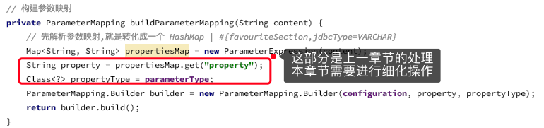 图 10-6 构建参数映射